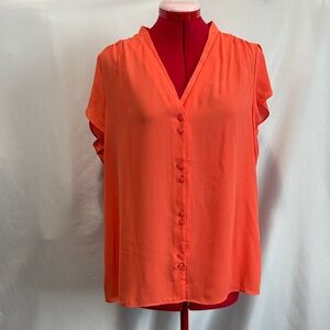 Elegant Orange Blouse for Women MM378